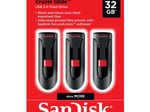 SanDisk Glide USB-Stick 32 GB, 3-Pack