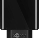 goobay Ladeadapter schwarz, 30 Watt