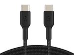 Belkin BoostCharge geflochtenes 1 m USB-C/USB-C Kabel, schwarz