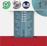 FABER-CASTELL Lineal Sparkle 15 cm ocean