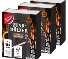 GUT&GÜNSTIG Streichhölzer TM-55 braun