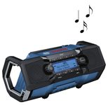 BOSCH Professional GPB 18V-2 SC Baustellenradio blau, schwarz