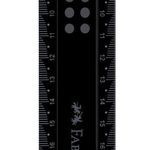 FABER-CASTELL Lineal Dots 30 cm schwarz