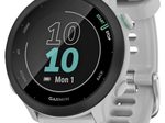 GARMIN Forerunner 55 Smartwatch steinweiß, schwarz