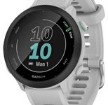 GARMIN Forerunner 55 Smartwatch steinweiß, schwarz