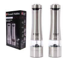 Russell Hobbs Salz und Pfeffer Mühle elektrisch 2er Set Edelstahl