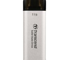 Transcend ESD300 Externe SSD 1 TB, silber