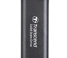 Transcend ESD310C Externe SSD 256 GB, schwarz