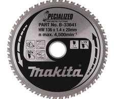 makita Kreissägeblatt B-33641 SPECIALIZED 136x20x50Z