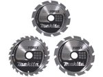 makita Kreissägeblätter-3er Set B-33906 MAKFORCE