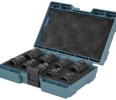 makita Schlagnuss Set IMPACT BLACK 1", 9-teilig