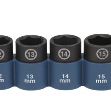 makita Schlagnuss-Set IMPACT BLACK 3/8", 9-teilig