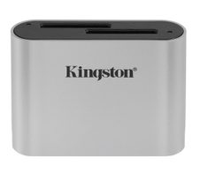 Kingston Workflow - Kartenleser - USB-C 3.2 Gen 1 - mit 2 Steckplätzen