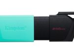 Kingston DataTraveler Exodia M USB-Stick 256 GB, Schwarz/Türkis