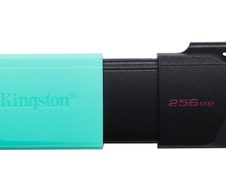 Kingston DataTraveler Exodia M USB-Stick 256 GB, Schwarz/Türkis