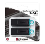 Kingston DataTraveler Exodia USB-Stick 64 GB, 2 St