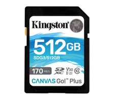 Kingston Technology 512GB SDXC Canvas Go Plus 170R C10 UHS-I U3 V30 Speicherkarte 512 GB
