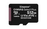 Kingston Technology 512GB micSDXC Canvas Select Plus 100R A1 C10 Einzelpack ohne Adapter Speicherkarte 512 GB