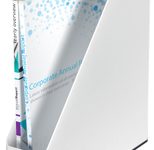 LEITZ Stehsammler WOW Duo Colour 53621095 perlweiß/schwarz Kunststoff