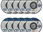 BOSCH PRO Stainless Steel and Metal X-Lock Trennscheiben 115x1,0mm 10 St.