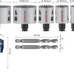 BOSCH Lochsägen-Set PRO Multi Material PC Plus 9-teilig