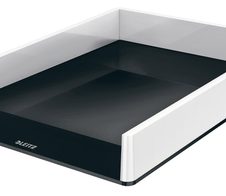 LEITZ Briefablage WOW Duo Colour schwarz/weiß