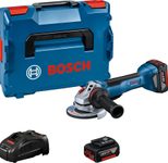 BOSCH Professional GWS 18V-10P Akku Winkelschleifer Set