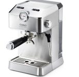 caso® Espresso Gourmet Siebträgermaschine silber