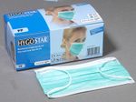 HYGOSTAR medizinischer Mundschutz, DIN EN 14683 Typ II R, grün
