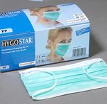 HYGOSTAR medizinischer Mundschutz, DIN EN 14683 Typ II R, grün