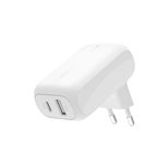 Belkin BoostCharge Ladegerät mit zwei Anschlüssen 42 W, weiß