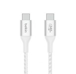 Belkin BoostCharge 2 m USB-C/USB-C Kabel 240 W, weiß
