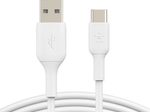 Belkin BoostCharge 2 m USB-C/USB-A Kabel, weiß