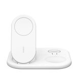 Belkin BoostCharge 3-in-1-Ladestation mit Qi2 (15 W) weiß