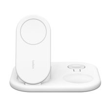 Belkin BoostCharge 3-in-1-Ladestation mit Qi2 (15 W) weiß