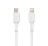 Belkin BoostCharge 2 m USB-C/Lighting Kabel, weiß