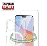 4smarts 360° Premium Protection Set für Apple iPhone 16 MagSafe-kompatibel