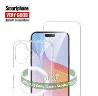 4smarts 360° Premium Protection Set für Apple iPhone 16 Plus MagSafe-kompatibel