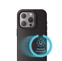 4smarts Silikon Case Cupertino für Apple iPhone 16 Pro schwarz MagSafe-kompatibel