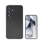 4smarts Silikon Case Cupertino für Samsung Galaxy S24+ schwarz