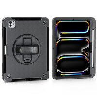 4smarts Rugged Case Grip für Apple iPad Pro 11" (M4, 2024) schwarz