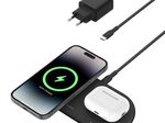 Belkin BoostCharge Pro kabellose magnetische 2-in-1-Ladestation mit Qi2 (15 W), schwarz