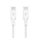 Belkin BoostCharge 2 m USB-C/USB-C Kabel (100 W), weiß