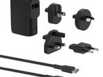 Belkin BoostCharge Hybrid-Ladegerät (25 W) mit Powerbank 5K und Reisestecker-Set