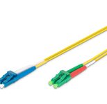 Digitus LWL Patchkabel, Duplex, LC (APC) zu LC (PC) SM OS2 09/125 µ, 2 m