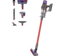Dyson V11 Fluffy 2-in-1-Stabstaubsauger, Nickel/Rot