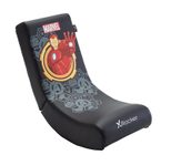 X Rocker Marvel™ Iron Man Floor Rocker Gaming-Bodensessel für Kinder & Jugendliche - schwarz