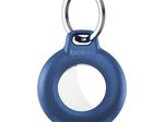 Belkin wasserfester Secure Holder mit Schlüsselanhänger für Apple AirTag, blau