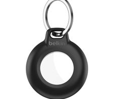 Belkin wasserfester Secure Holder mit Schlüsselanhänger für Apple AirTag, schwarz