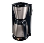 PHILIPS Café Gaia HD7548/20 Filterkaffeemaschine metall/schwarz